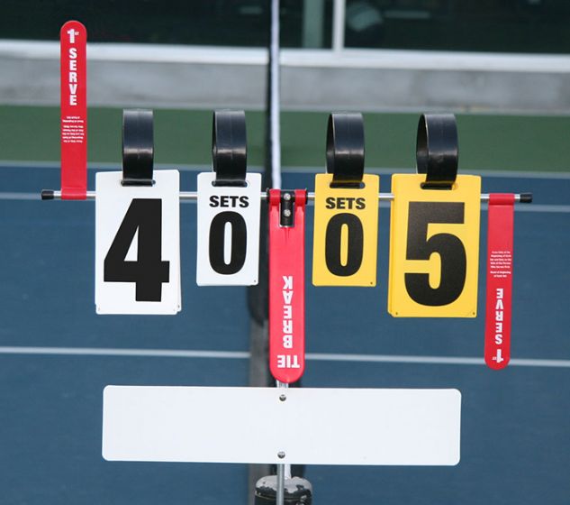 Har-Tru Badminton Court Score Keepers LoveOne Scoreboard